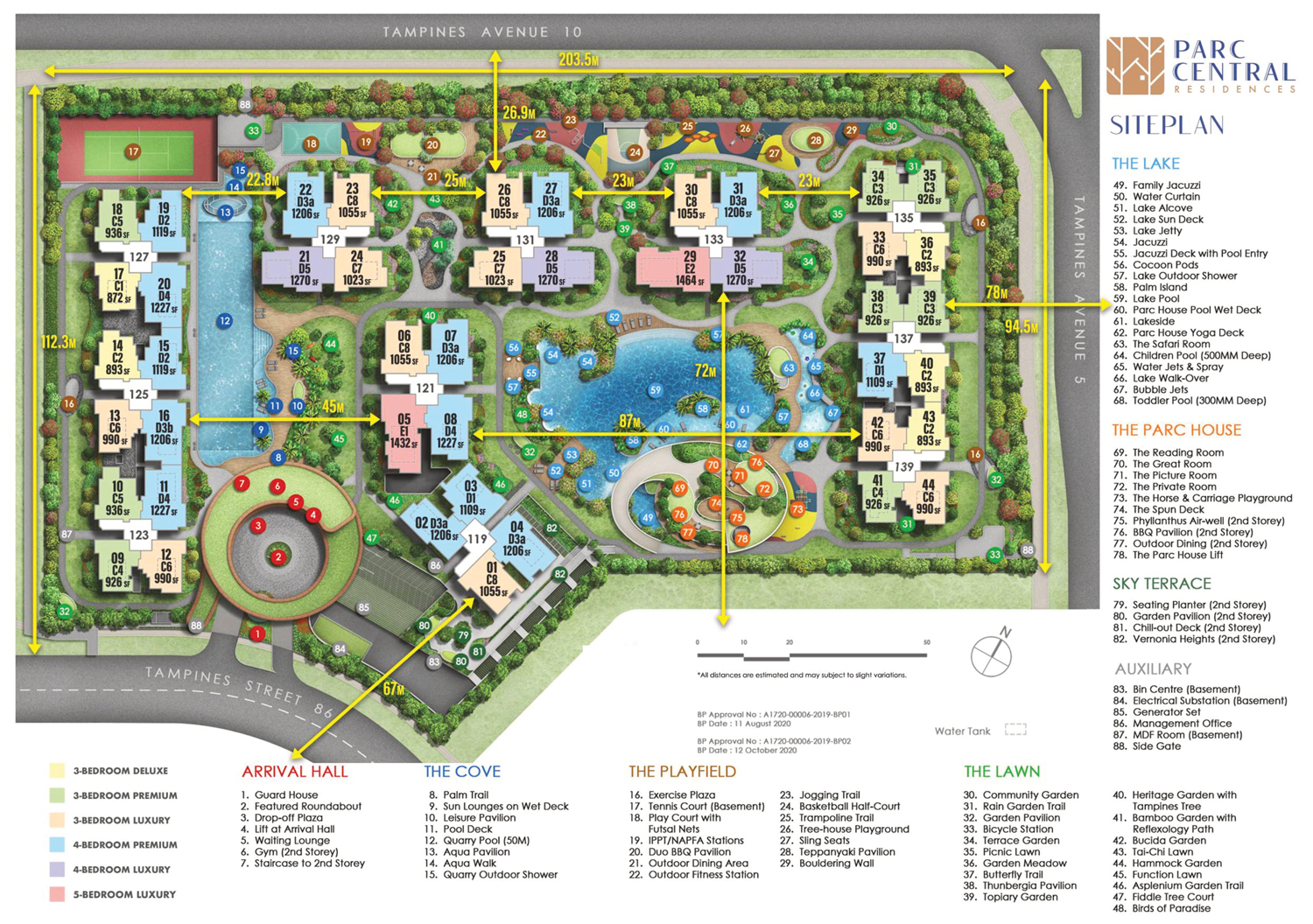 Parc Central Residences Site Plan